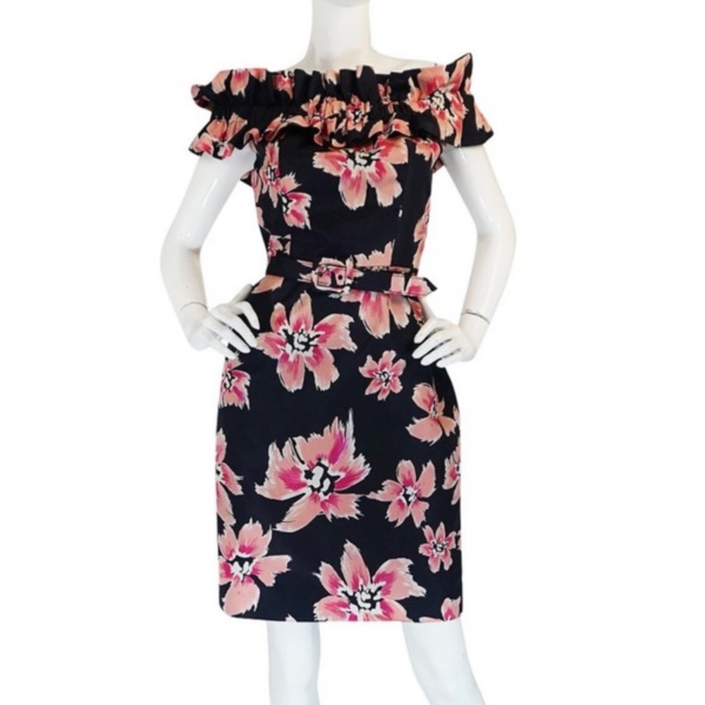 Christian Dior Paris Silk Cocktail Dress